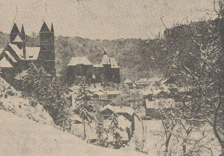 Das Clerfer schloss im Schnee