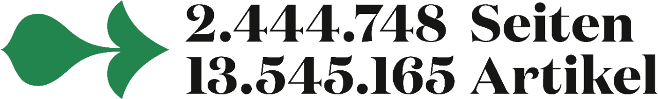 2.444.748 Seiten, 13.545.165 Artikel