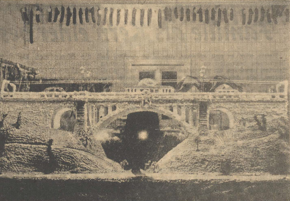 Die „Neue Brücke“, Prunkstück des Metzgerladens